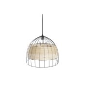 Taklampa DKD Home Decor Brun Svart Metall 50 W 50 x 50 x 42 cm