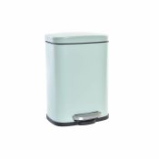 Papperskorg DKD Home Decor Mint Matt 21 x 15 x 29,5 cm Metall 5