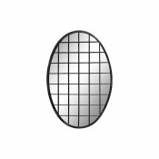 Vggspegel DKD Home Decor Svart 47,5 x 2,3 x 70 cm
