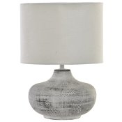 Bordslampa DKD Home Decor 40W Gr Vit 230 V 40 W (2 antal) (22 x