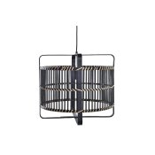 Taklampa DKD Home Decor Svart Bambu 50 W 40 x 40 x 35 cm