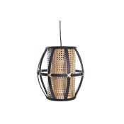 Taklampa DKD Home Decor Svart Brun 220 V 50 W (34 x 34 x 35 cm)