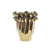 Vas DKD Home Decor Porslin Gyllene Modern (18 x 18 x 23 cm)