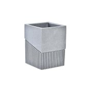 Tandborsthllare DKD Home Decor Gr Harts 7,6 x 7,6 x 10 cm