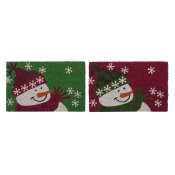 Drrmatta DKD Home Decor Jul PVC Kokosfiber (60 x 40 x 1,5 cm) (