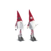 Prydnadsfigur DKD Home Decor Jul Gnom Polyester (16 x 12 x 46 cm