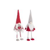 Prydnadsfigur DKD Home Decor Jul Gnom Polyester (15 x 12 x 55 cm