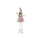 Prydnadsfigur DKD Home Decor Jul Fe Polyester ngel (22 x 15 x 4