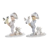 Julgranskula DKD Home Decor Harts Barn (11 x 5,5 x 12 cm) (2 ant