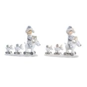 Julgranskula DKD Home Decor Harts (17 x 7,5 x 13,5 cm) (2 antal)
