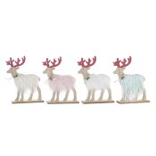 Julgranskula DKD Home Decor Polyester MDF Ren (23 x 5 x 16 cm) (