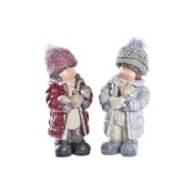 Julgranskula DKD Home Decor Polyester Harts Pojkar (15 x 12 x 35