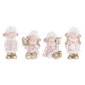 Julgranskula DKD Home Decor Harts ngel (3,5 x 2,5 x 4 cm) (4 an
