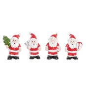 Julgranskula DKD Home Decor Harts Tomte (3,5 x 2,5 x 4 cm) (4 an