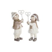Julgranskula DKD Home Decor Harts Pojkar (9 x 6 x 19,5 cm) (2 an