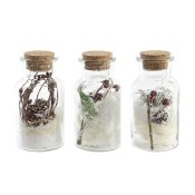 Belysning dekoration DKD Home Decor Jul Naturell (6 x 6 x 14 cm)