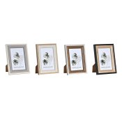 Fotoram DKD Home Decor Gr Beige Brun Vit Tropiskt Tr MDF (15 x