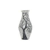 Vas DKD Home Decor Trd Vit Svart Vit/Svart Glas Terrakota n 29