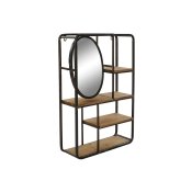 Bokhylla DKD Home Decor Tr Metall Tr MDF 39,5 x 13,5 x 60 cm