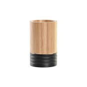 Tandborsthllare DKD Home Decor Bambu 7 x 7 x 11 cm