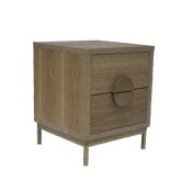 Nattduksbord DKD Home Decor Metall MDF (50 x 35 x 60 cm)