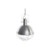 Taklampa DKD Home Decor Silvrig Jrn 50 W 43 x 43 x 66 cm