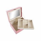 Smyckeskrin DKD Home Decor Rosa Tr MDF 17 x 13 x 8,5 cm
