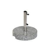 Parasollfot DKD Home Decor Gr Rostfritt stl Granit (38 x 38 x