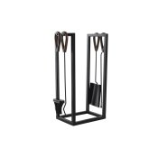Vedstll DKD Home Decor Stl Aluminium (20 x 38 x 60 cm)