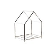 Vedstll DKD Home Decor Rostfritt stl (40 x 30 x 50 cm)