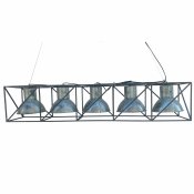 Taklampa DKD Home Decor Multipla positioner 115 x 24 x 24 cm Sva