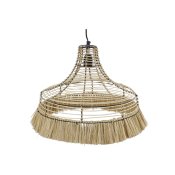 Taklampa DKD Home Decor Naturell Metall 40 W Jute (45 x 45 x 36