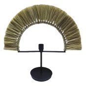 Bordslampa DKD Home Decor Naturell Svart Jrn Jute (57 x 17 x 52