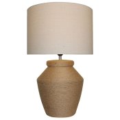 Bordslampa DKD Home Decor Brun Beige Snre Dolomite 25 W 50 W 22