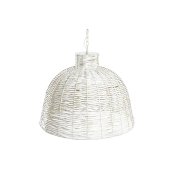 Taklampa DKD Home Decor Vit Gyllene Jrn 50 W 51 x 51 x 38 cm