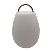 Solcellslampa DKD Home Decor Svart Polyetylen Vit (22 x 22 x 31,