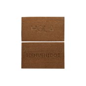 Drrmatta DKD Home Decor Brun Gummi Kokosnt (75 x 45 x 2,3 cm)