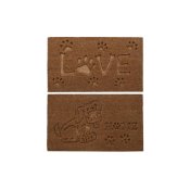 Drrmatta DKD Home Decor Brun Gummi Kokosnt (75 x 45 x 2,3 cm)