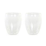 Glasset DKD Home Decor Transparent Glas Borosilikatglas 380 ml 2