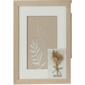 Fotoram DKD Home Decor Glas Naturell Shabby Chic (15 x 1 x 20 cm