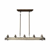 Taklampa DKD Home Decor Gran Metall Vintage (111,5 x 12 x 88 cm)
