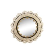 Vggspegel DKD Home Decor Brun Svart Naturell Kolonial 90 x 2 x