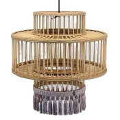 Taklampa DKD Home Decor Brun Beige 50 W Frans Urban 220 V 45 x 4