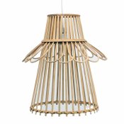 Taklampa DKD Home Decor Brun 50 W 40 x 40 x 46 cm