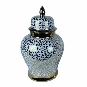 Keramikskl DKD Home Decor Porslin Gyllene Vit Kolonial (25 x 25