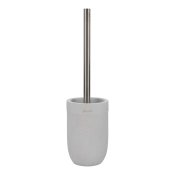 Toalettborste DKD Home Decor 10 x 10 x 37 cm Cement Rostfritt st