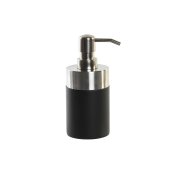 Tvldispenser DKD Home Decor Silvrig Svart Rostfritt stl Harts