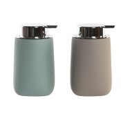 Tvldispenser DKD Home Decor 9 x 9 x 14,5 cm Beige Mint ABS Dolo