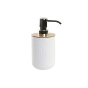 Tvldispenser DKD Home Decor 7 x 9 x 15,5 cm Naturell Vit polypr
