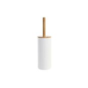 Toalettborste DKD Home Decor 9 x 9 x 35,5 cm Naturell Vit polypr